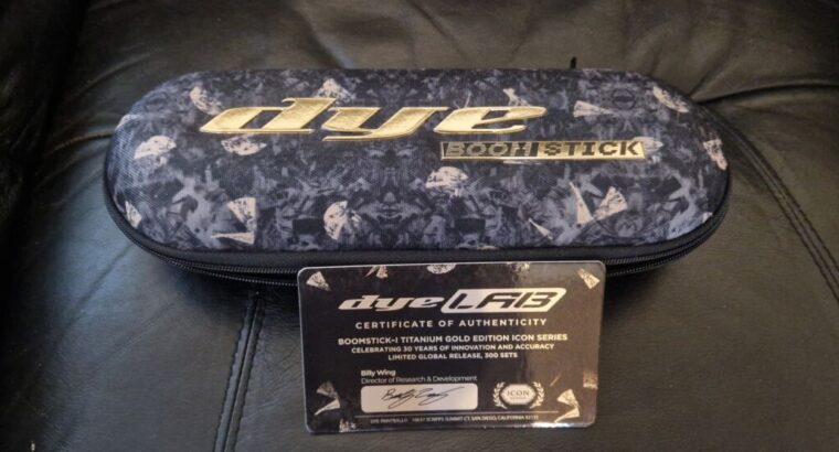 Dye boomstick I ti fc I limited edition