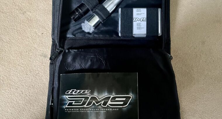 DYE DM9 mit Lauf, Zubehör und Tasche zu verkaufen