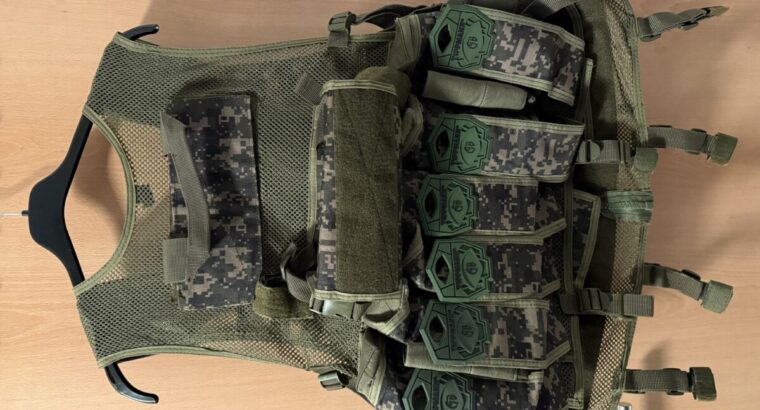 Magfed Woodland Airsoft Paintball Set