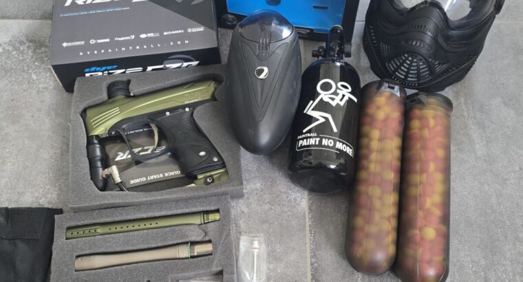 DYE Rize CZR Komplettset (Oliv/Schwarz) – Ready to Play inkl. DYE LT-R & OVP