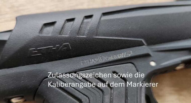 Planet Eclipse ETHA 2 mit EMC Rail Mounting Kit, .68, komplett mit Zubehör