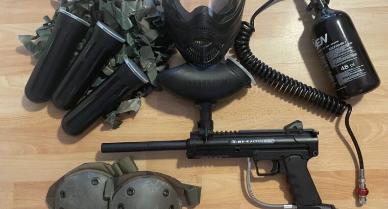 Paintball-Set mit BT-4 Combat