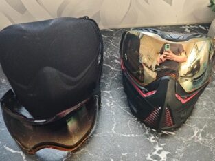 Push Unite Maske rot guter Zustand + Ersatzglas