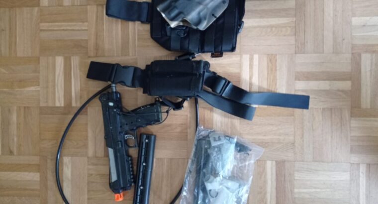 Paintball Tipx mit HPA Adapter und Assassin Mag + Holster + Extra