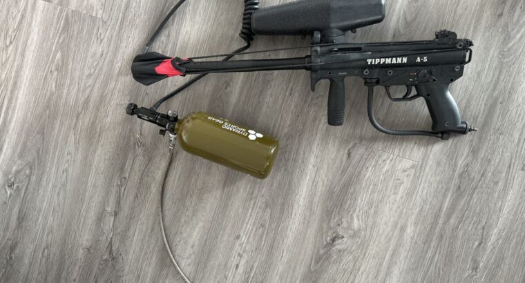 Tippmann A5 + Flasche