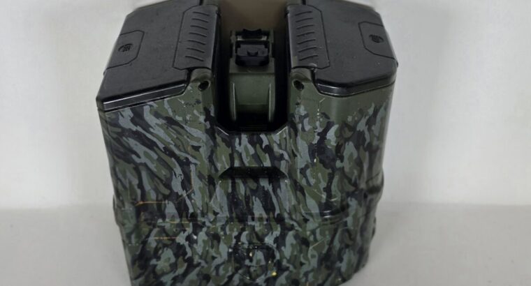 DYE DAM Paintball Markierer – Box Rotor, 12 Magazine, HP-Flasche, Ersatzteile und OVP