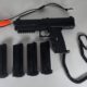 Tippmann TPX Paintball-Pistole mit 4 Magazinen und Koffer
