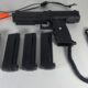 Tippmann TPX Paintball-Pistole mit 4 Magazinen und Koffer