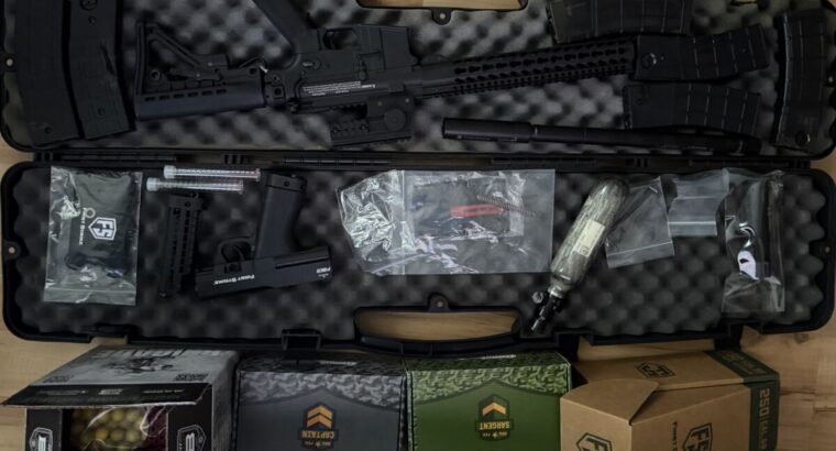 Tiberius Arms T15 Dmr + Fsc + zubehör und Paintballs