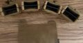 4x Templars Gear Fast Double Mag Pouch + Panel in Coyote Brown