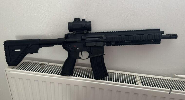 HK416 A5 Sportsline EyeTrace Airsoft ECU-Mosfet S-AEG 6mm BB schwarz