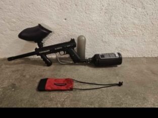 Tippmann 98 Rental Paintball Markierer schwarz mit Hopper/Loader