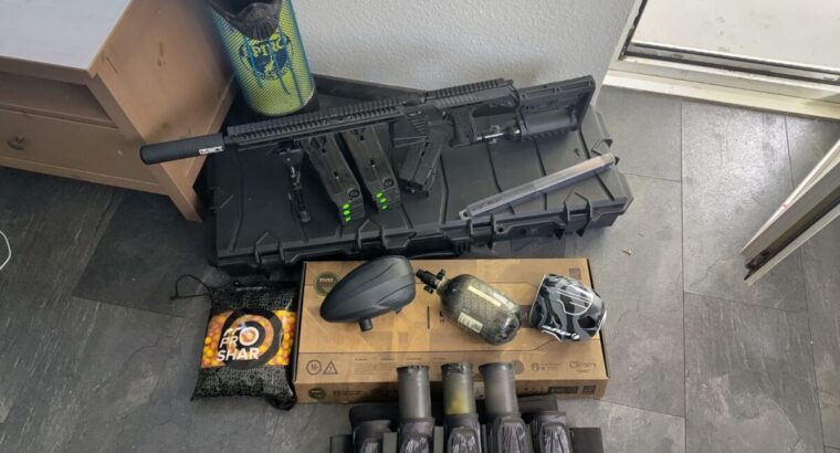 EMF 100 Komplett Set Mag Fed / und Hopper mit Hammerhead sniper Lauf uvm .