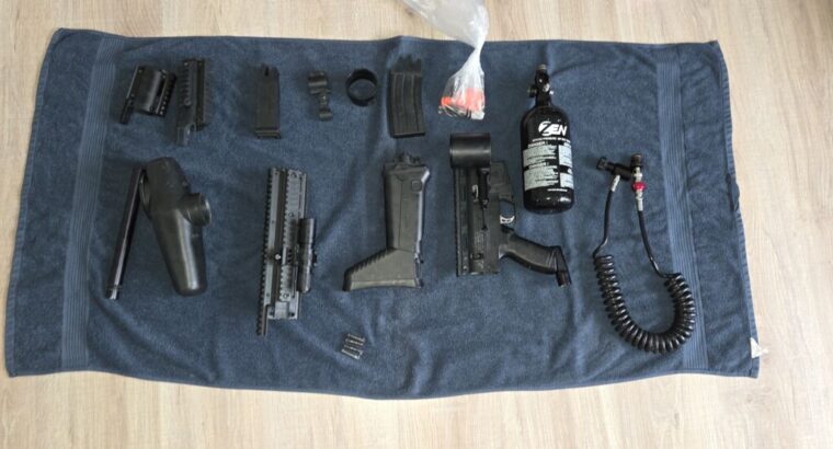 Tippmann X7 Phenom Woodland-Set (inkl. Mamba & Zubehör)