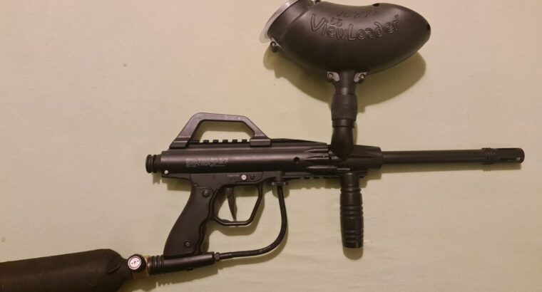 Paintball Markierer JT TAC-5 Recon Set inkl. ViewLoader Hopper & Flasche