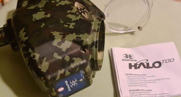 Empire Halo Too Paintball Loader – Digital Camo – Top Zustand!
