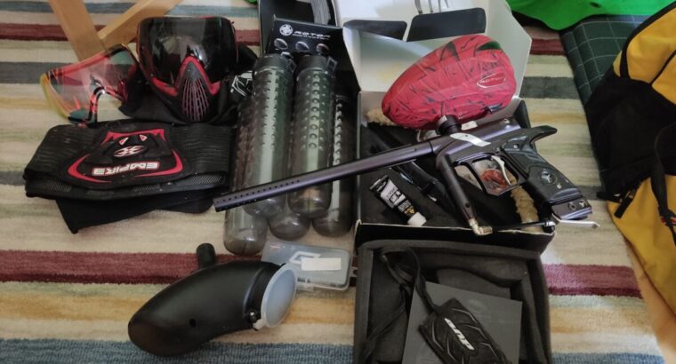 Dangerous Power G4 Paintball Komplett-Set – Dye Rotor, Dye Maske, Empire Pack uvm.