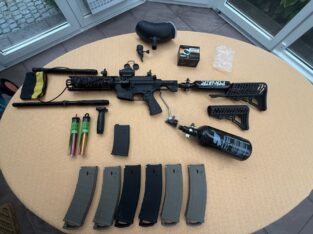 Tippmann TMC .68 Komplettset – Freak Carbonlauf, Air Stock, 6 Magazine, HP-Systeme – 549 € VB