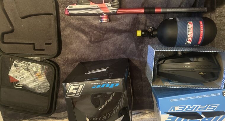 Paintball Set – Markierer, Dye Maske & Zubehör
