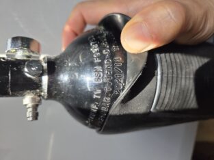 Robuste HPA Flasche 0,8L / 200 Bar inkl. HK Army Protector