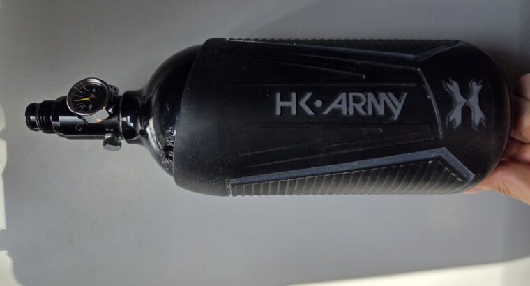 Robuste HPA Flasche 0,8L / 200 Bar inkl. HK Army Protector