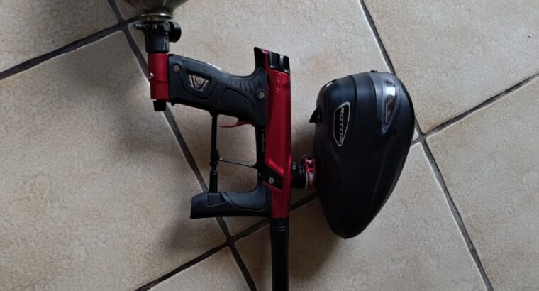 Planet Eclipse 160R mit Dye Rotor R1 Hopper