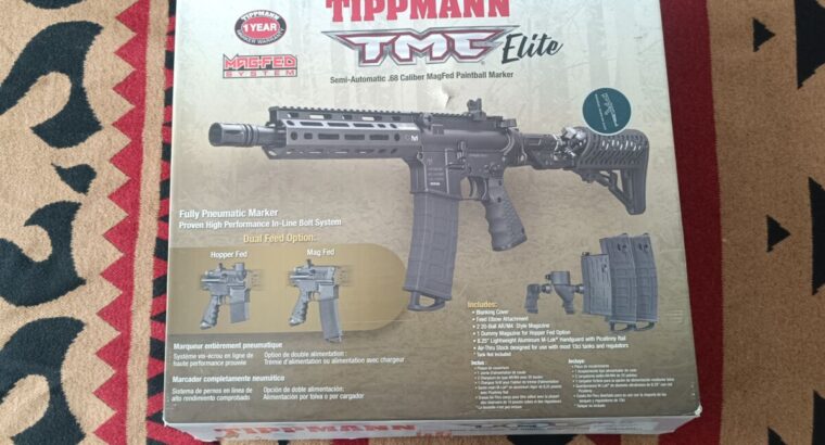 Tippmann TMC Elite | Wie neu! (Nie im Match gespielt, Komplett-Set mit Zubehör)
