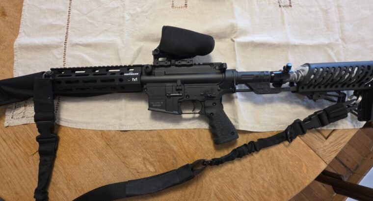 Tippmann TMC Elite Komplettset – Hammerhead Lauf, 300 Bar, 4 Magazine, Red Dot