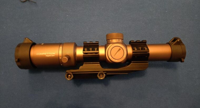 BEGADI “COMPETITION” ZIELFERNROHR 1,2 – 6 X 24 IR (30MM MITTELROHR, BELEUCHTET)