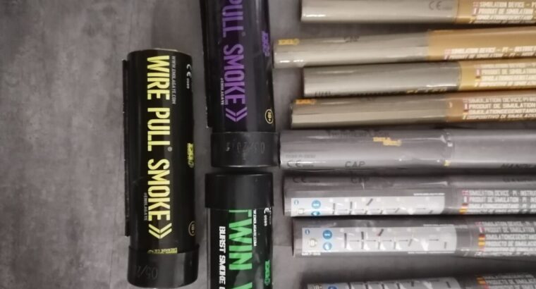 Granaten, Flashbangs, Rauch
