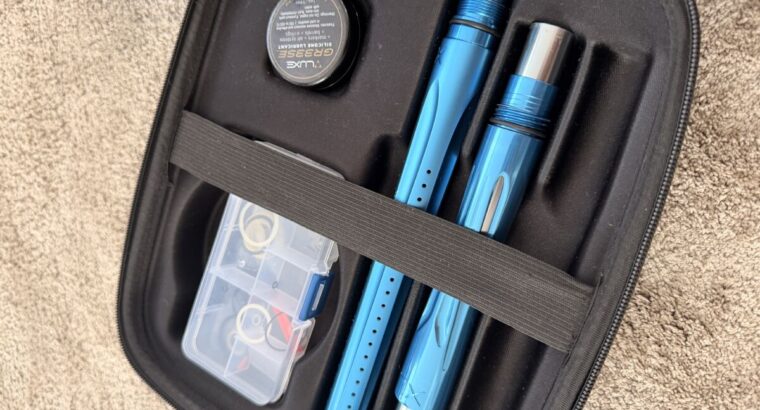 Luxe TM40 Paintball-Komplettpaket mit Spire V, HP-Flasche & HK Army LAZR Barrel Kit