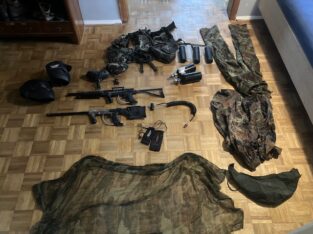 2 x Tippmann 98 + Zubehör Masken