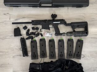 Planet Eclipse EMEK MG100 MagFed Komplettset – 6 Magazine, DYE Weste, HP & Koffer