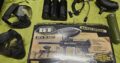 Paintball-Set Marker, Maske, Gasflaschen, Munitionsbehälter
