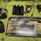 Paintball-Set Marker, Maske, Gasflaschen, Munitionsbehälter