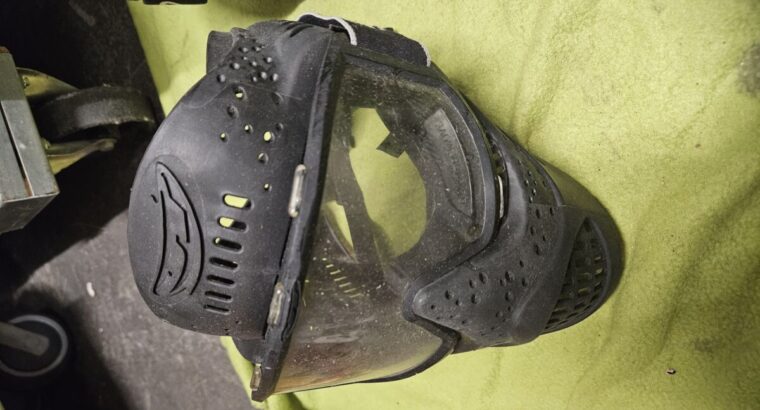 Paintball-Set Marker, Maske, Gasflaschen, Munitionsbehälter