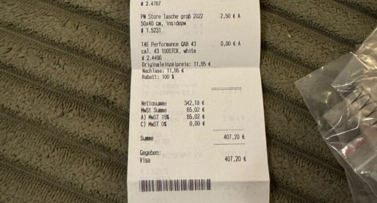 Umarex T4E S&W M&P9 M2.0 Kal. .43 + Notfallmagazin + Koffer – neu, unbenutzt
