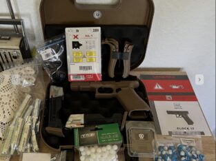 T4E GLOCK 17 Gen5 French Army Edition RAM-Waffe Cal. .43 mit Zubehör