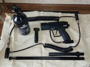 Paintball-Set Havoc mit Druckluftflasche & Zubehör – 100 € VB