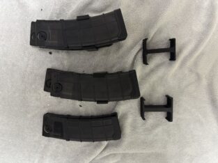 5× Original First Strike T15 Magazine inkl. 3D-gedruckter Magazinkupplungen