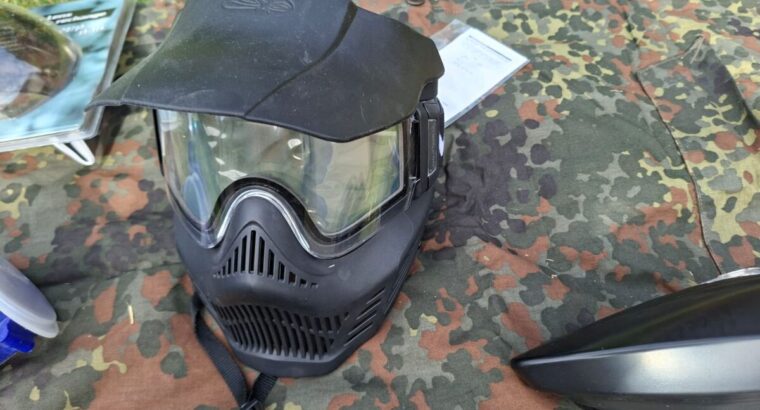 Paintball Markierer inkl. Zubehör, Gasflasche, zusätzlicher Lauf