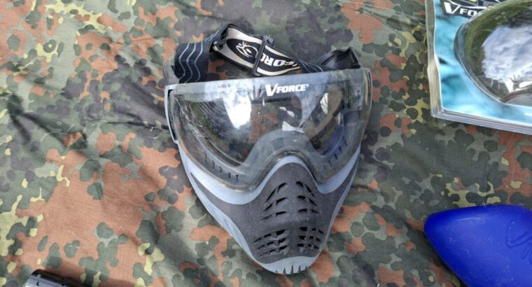 Paintball Markierer inkl. Zubehör, Gasflasche, zusätzlicher Lauf