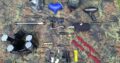 Paintball Markierer inkl. Zubehör, Gasflasche, zusätzlicher Lauf